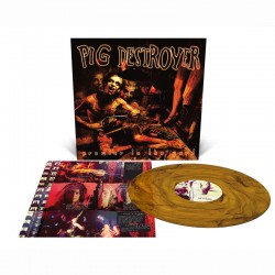 PIG DESTROYER - Prowler In The Yard LP Orange & Black Smoke Vinyl