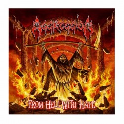 AGGRESSION - From Hell With Hate LP, Black Vinyl, Ltd. Ed.