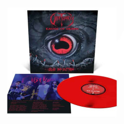 OBITUARY - Cause Of Death, Live Infection LP, Red Vinyl, Ltd. Ed.