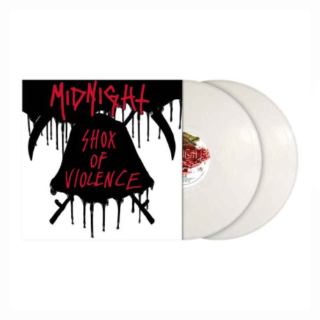MIDNIGHT - Shox of Violence 2LP, White Vinyl, Ltd. Ed.