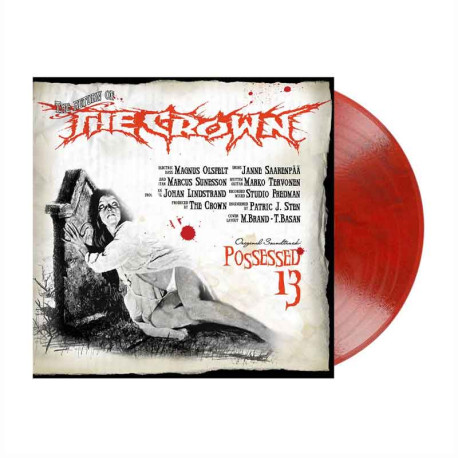 THE CROWN - Possessed 13 LP, Red & Black Marbled Vinyl, Ltd. Ed. Numbered