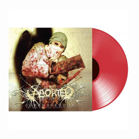 ABORTED - Goremageddon (The Saw And The Carnage Done) LP Transparent Red Vinyl, Ltd. Ed.