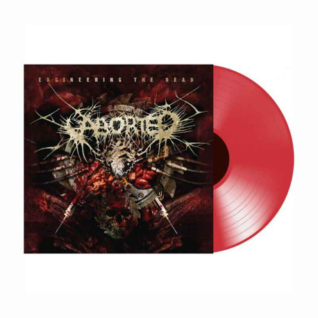 ABORTED - Engineering The Dead LP, Vinilo Rojo Transparente, Ed. Ltd.