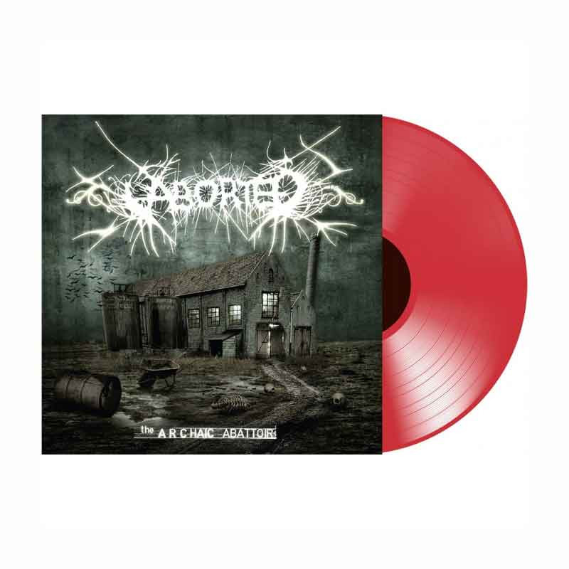 ABORTED - The Archaic Abattoir , LP Transparent Red Vinyl, Ltd. Ed.