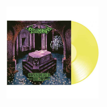 GORGUTS - Considered Dead LP, Transparent Yellow Vinyl 12",Ltd. Ed.