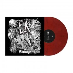 LIK - Carnage LP, Vinilo Rojo & Negro Marbled, Ed. Ltd.