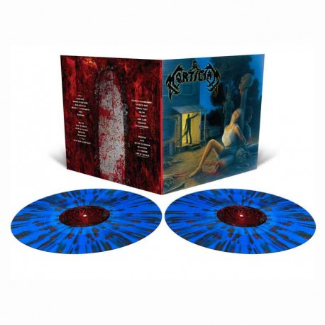 MORTICIAN - Chainsaw Dismemberment 2LP, Royal Blue & Splatter Vinyl, Ltd. Ed.