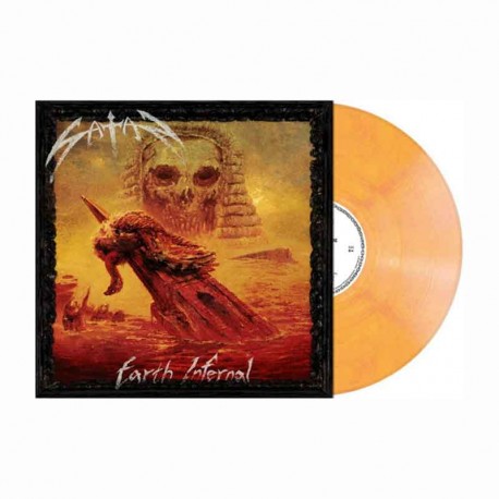 SATAN - Earth Infernal LP, Firefly Glow Marbled Vinyl, Ltd. Ed.