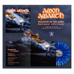AMON AMARTH - Deceiver Of The Gods LP Vinilo Azul/Blanco Splatter, Ed. Ltd, Numerada