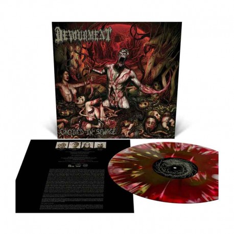 DEVOURMENT - Conceived In Sewage LP, Vinilo Tricolor Merge & Splatter, Ed. Ltd.