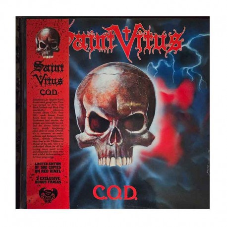 SAINT VITUS - C.O.D. LP, Red Vinyl, Ltd. Ed.