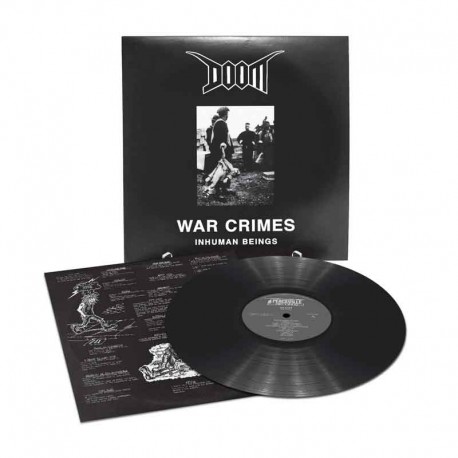 DOOM - War Crimes (Inhuman Beings) LP, Black Vinyl