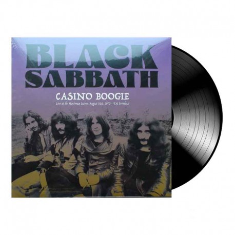 BLACK SABBATH - Casino Boogie (Live At The Montreux Casino, August 31st, 1970 - FM Broadcast) LP, Black Vinyl