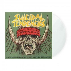 SUICIDAL TENDENCIES - Amsterdam Paradiso, 26 July 1987 - Fm Broadcast LP, Vinilo Blanco
