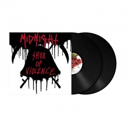 MIDNIGHT - Shox of Violence 2LP, Black Vinyl, Ltd. Ed.