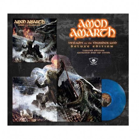 AMON AMARTH - Twilight Of The Thunder God LP Vinilo Azul/Negro/Bl, POP-UP, Ed. Ltd, Numerada