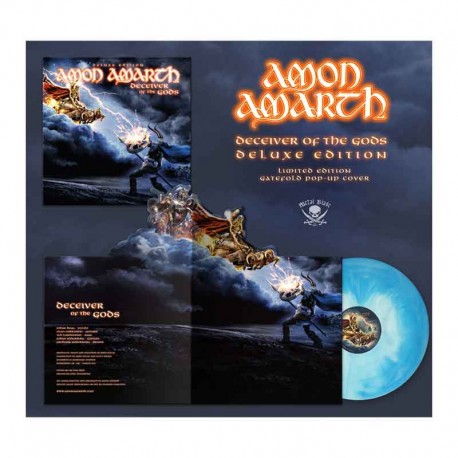 AMON AMARTH - Deceiver Of The Gods LP, Blue Marbled Vinyl , POP-UP, Ltd. Ed. 