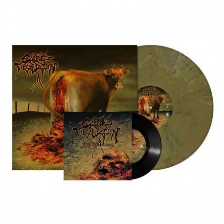 CATTLE DECAPITATION - Humanure LP + 7", Army Green MarbledVinyl, Ltd. Ed. NumberedEd.