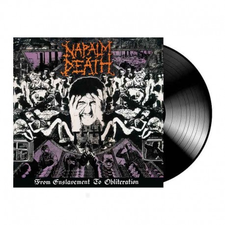 NAPALM DEATH - From Enslavement To Obliteration LP, Black Vinyl