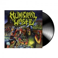 MUNICIPAL WASTE - The Art Of Partying LP, Vinilo Negro