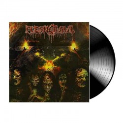 FLESHCRAWL - As Blood Rains From The Sky ... We Walk The Path Of Endless Fire LP, Vinilo Negro