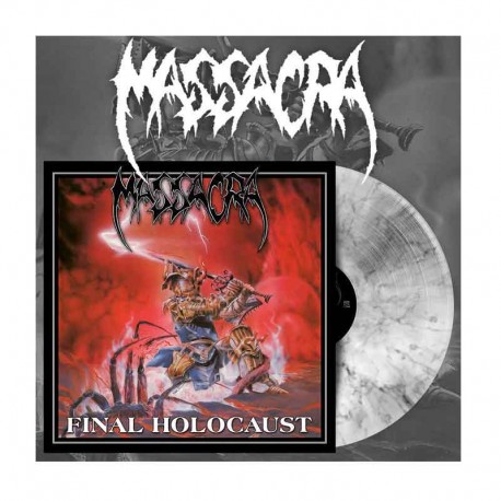 MASSACRA - Final Holocaust LP, White w/ Black Marbled Vinyl, Ltd. Ed.