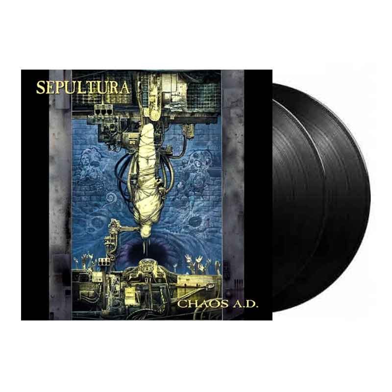 欧2LP Sepultura Chaos A.D. 081227934248 Roadrunner Records /00660 EPULTURA - Chaos A.D. 2LP, Vinilo Negro