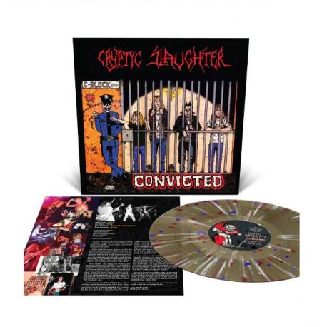 CRYPTIC SLAUGHTER - Convicted LP, Vinilo Black Ice & Splatter, Ed. Ltd.