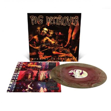 PIG DESTROYER - Prowler In The Yard LP, Vinilo Oxblood and Black Ripple Effect, Ed. Ltd.