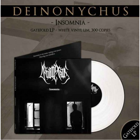 DEINONYCHUS - Insomnia LP, White Vinyl, Ltd. Ed.