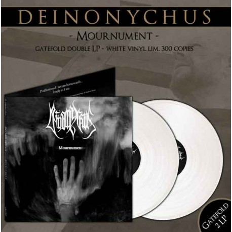 DEINONYCHUS - Mournument 2LP, White Vinyl, Ltd. Ed.