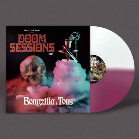 BONGZILLA & TONS - Doom Sessions Vol.4 LP, Vinilo Blanco/Lila, Ed. Ltd.