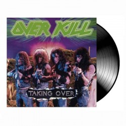 OVER KILL - Taking Over LP, Vinilo Negro