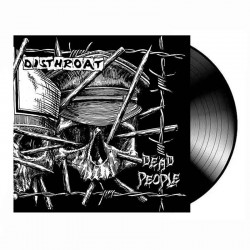 DISTHROAT/DEAD PEOPLE - Dead People - Disthroat LP, Black Vinyl, Ltd. Ed. Split