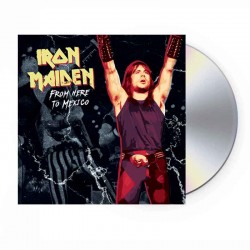 IRON MAIDEN - From Here To Mexico LP, Clear Vinyl, Ltd. Ed.