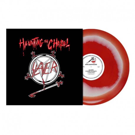 SLAYER - Haunting The Chapel LP, Red/White Melt Vinyl