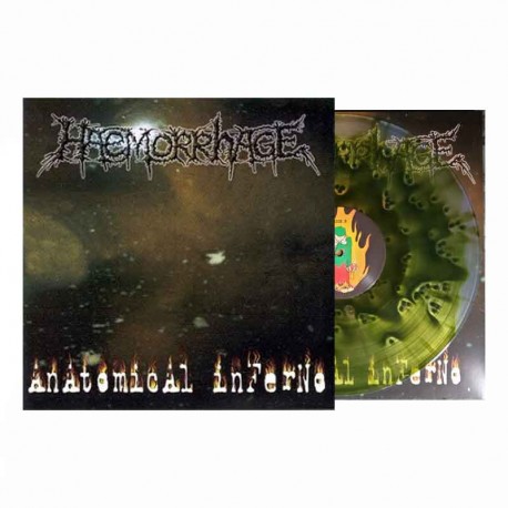 HAEMORRHAGE - Anatomical Inferno LP, Cloudy Swamp Green Vinyl, Ltd. Ed.