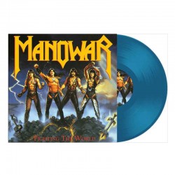 MANOWAR - Fighting The World LP, Transparent Blue Vinyl, Ltd. Ed.