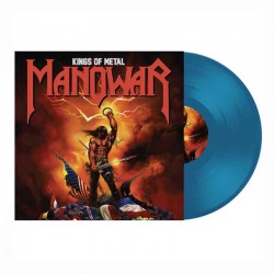 MANOWAR - Kings Of Metal LP, Transparent Blue Vinyl, Ltd. Ed.