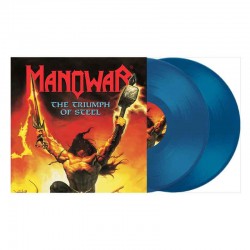 MANOWAR - The Triumph Of Steel 2LP, Vinilo Azul Transparente, Ed. Ltd.