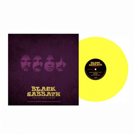 BLACK SABBATH - The Sunday Show LP, Yellow Vinyl