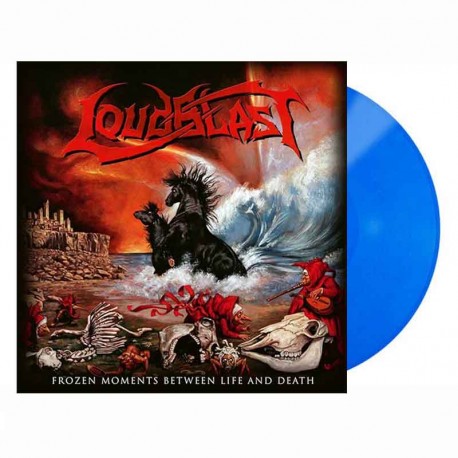 LOUDBLAST - Frozen Moments Between Life And Death LP, Transparent Blue Vinyl, Ltd. Ed.