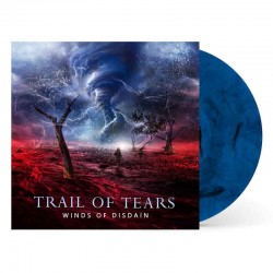 TRAIL OF TEARS - Winds Of Disdain LP, Blue/Black Marbled Vinyl, Ltd. Ed.