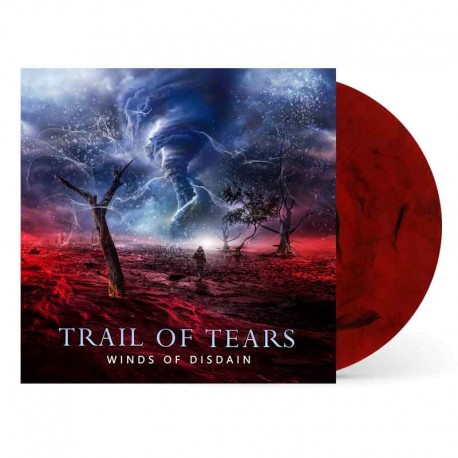 TRAIL OF TEARS - Winds Of Disdain LP, Red/Black Marbled Vinyl Ltd. Ed.