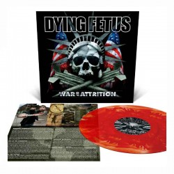 DYING FETUS - War Of Attrition LP, Pool Of Bood Vinyl, Ltd. Ed.