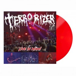 TERRORIZER - Live In Miami 7", Red Transparent Vinyl