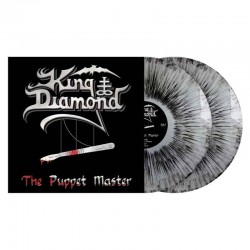 KING DIAMOND - The Puppet Master 2LP, Silver Black Dust Vinyl, Ltd. Ed.