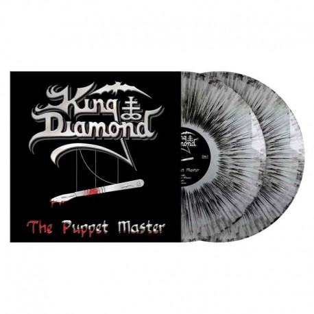 KING DIAMOND - The Puppet Master 2LP, Vinilo Silver Black Dust, Ed. Ltd.