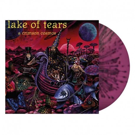 LAKE OF TEARS - A Crimson Cosmos LP, Transparent Violet&Black Splatter Vinyl, Ltd. Ed. Numbered