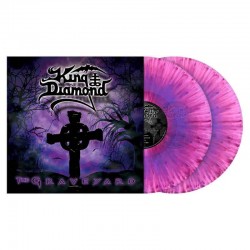 KING DIAMOND - The Graveyard 2LP, Vinilo Rosa Neón/Morado Splatter, Ed. Ltd.